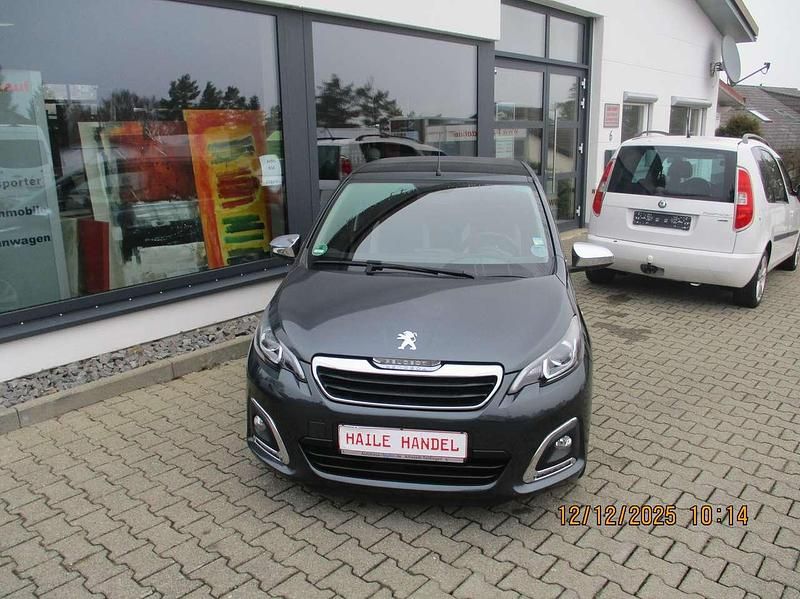 Dark grey mica 1e0/metallic Gebraucht 2018 Peugeot 108 Allure Kleinwagen | 8.500 € (Fairer Preis) - Bild 1/4
