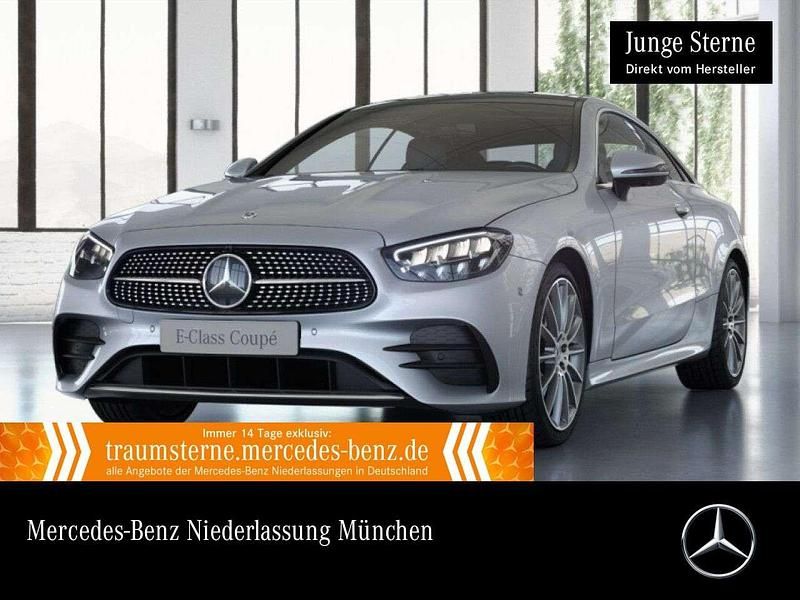 Silber Gebraucht 2023 Mercedes E400 AMG Coupé | 53.590 € (Superpreis) - Bild 1/3