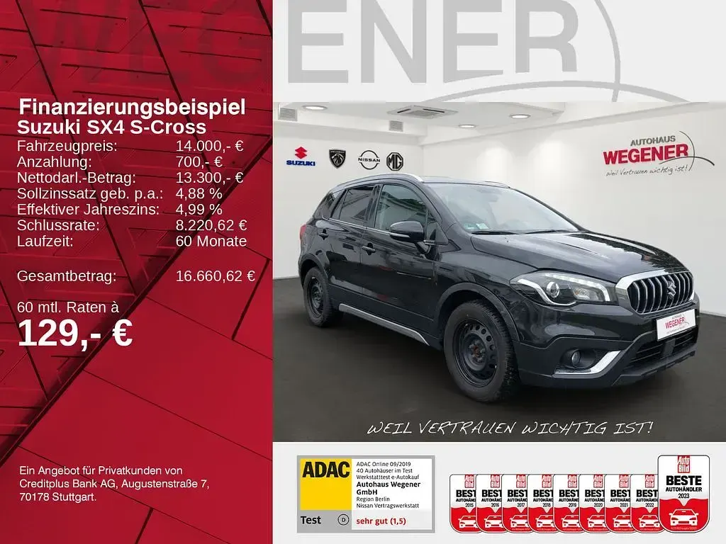 Gebraucht Suzuki SX4 S-Cross Comfort 111 PS (81 kW) 2019 Schwarz SUV