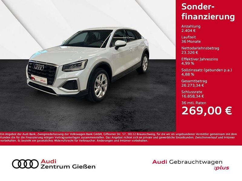 Gebraucht Audi Q2 Advanced 150 PS (110 kW) 2024 Gletscherweiß metallic SUV