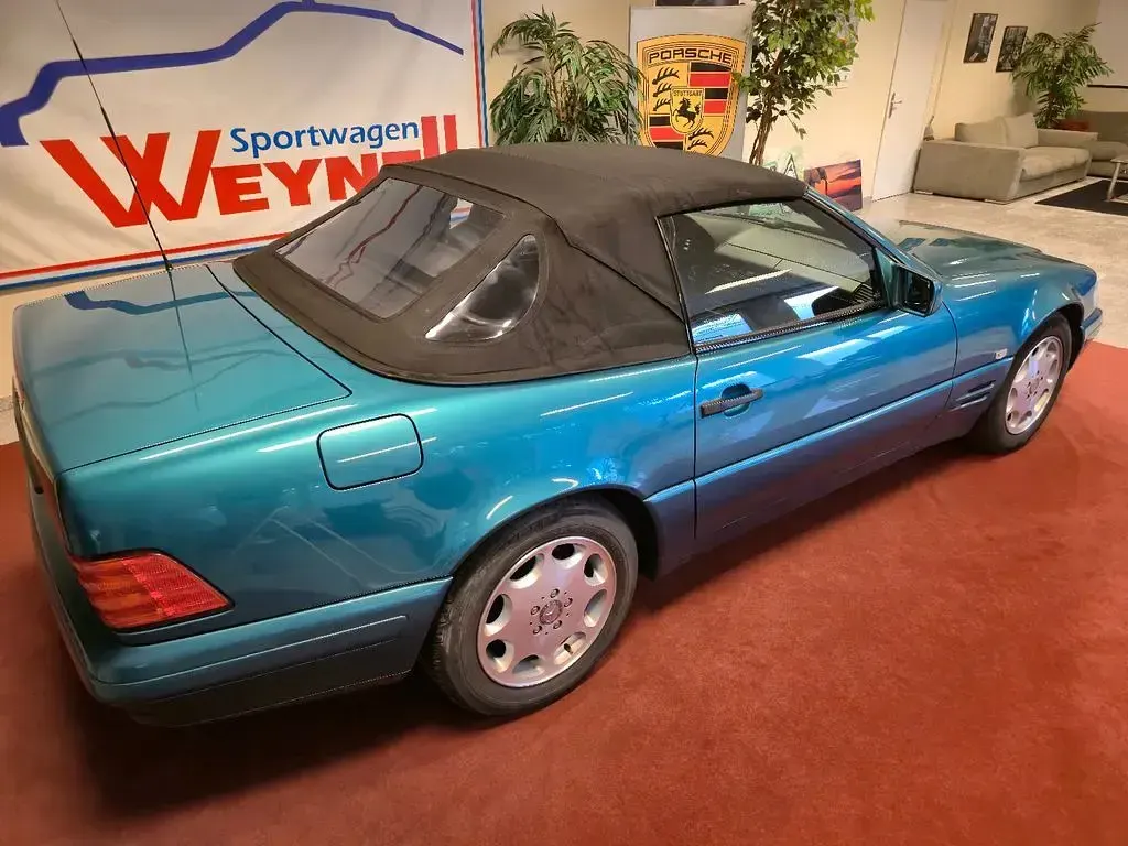 Gebraucht Mercedes SL320 231 PS (169 kW) 1997 Grün Cabrio