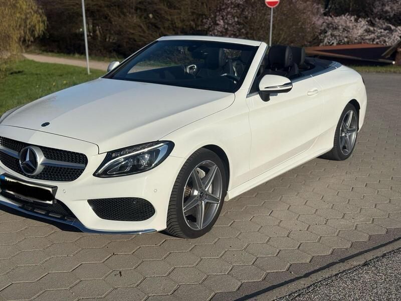Weiß Gebraucht 2017 Mercedes C180 Cabrio | 26.000 € (Fairer Preis) - Bild 1/4
