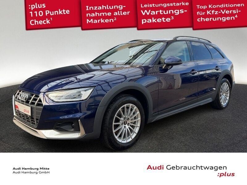 Navarrablau metallic Gebraucht 2022 Audi A4 Allroad Ambiente Kombi | 28.820 € (Superpreis) - Bild 1/3