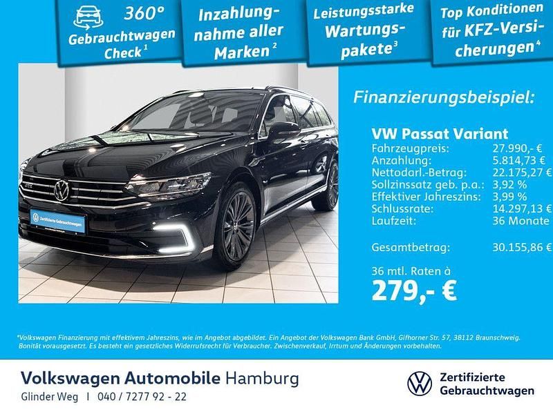 Deep black perleffekt Gebraucht 2022 VW Passat GTE Kombi | 27.990 € (Fairer Preis) - Bild 1/3