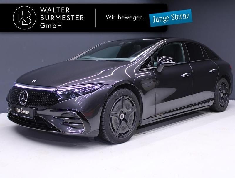 Metalliclack graphitgrau Gebraucht 2022 Mercedes EQS350 AMG Limousine | 59.870 € - Bild 1/4