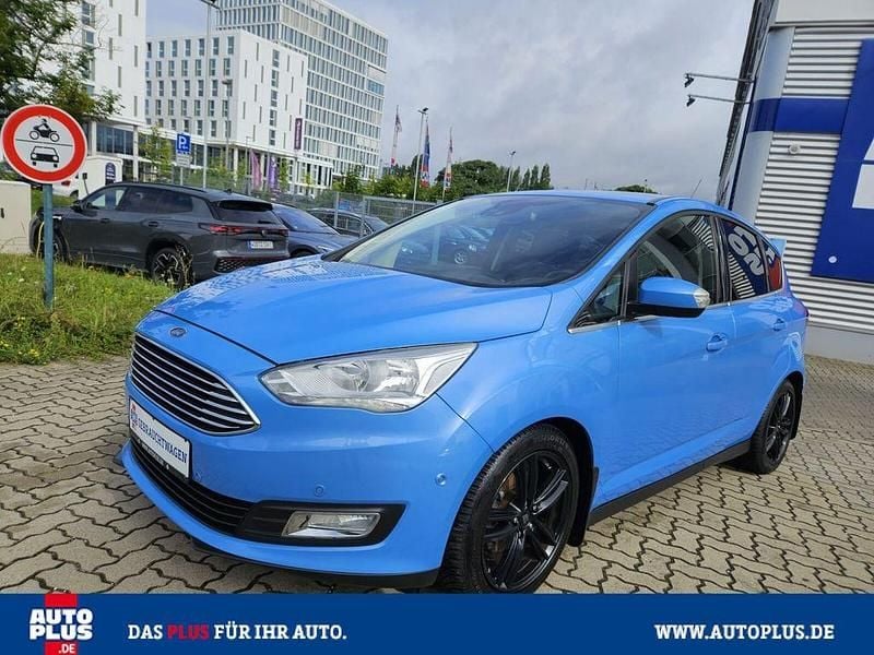 Gebraucht Ford C-MAX Titanium 125 PS (91 kW) 2017 Blau Van / Kleinbus