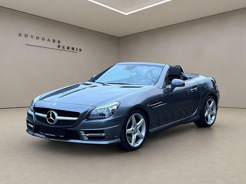 Grau Gebraucht 2016 Mercedes SLK200 AMG line Cabrio | 21.990 € (Guter Preis) - Bild 1/4