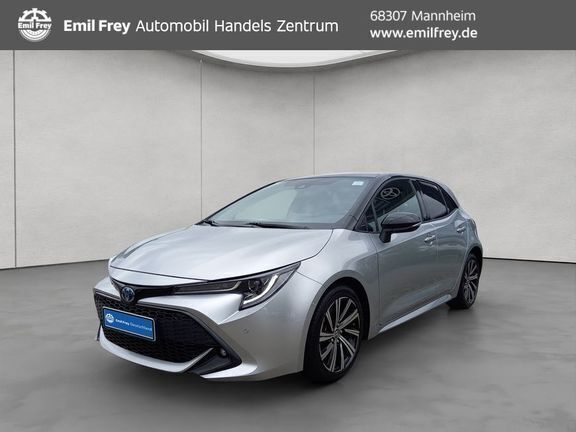 Shimmering silver metallic, dach schwarz Gebraucht 2022 Toyota Corolla Team Limousine | 24.990 € (Fairer Preis) - Bild 1/4