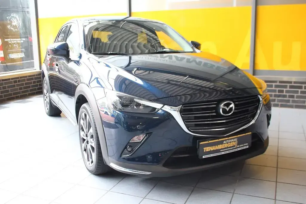 Gebraucht Mazda CX-3 Sports-Line 121 PS (88 kW) 2019 Deep crystal blue (metallic) SUV