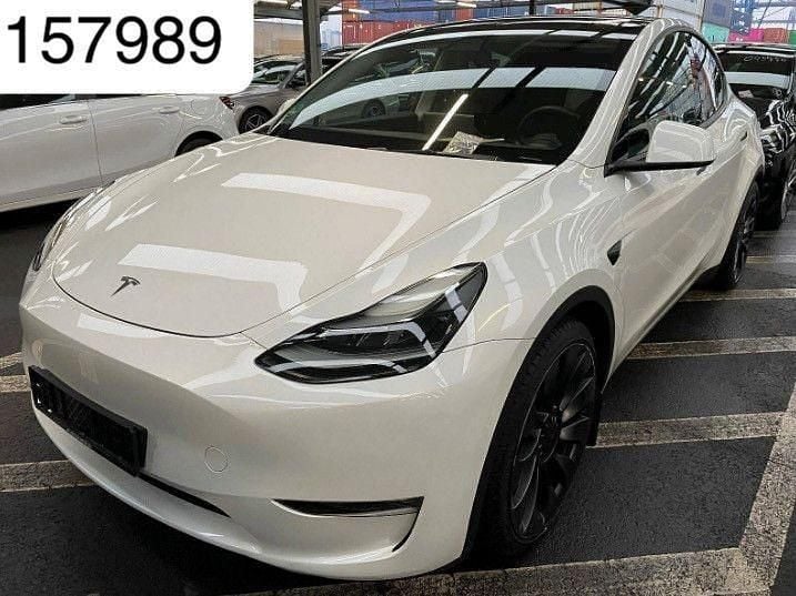 Weiß Gebraucht 2022 Tesla Model Y Long Range AWD SUV | 33.950 € (Guter Preis) - Bild 1/4