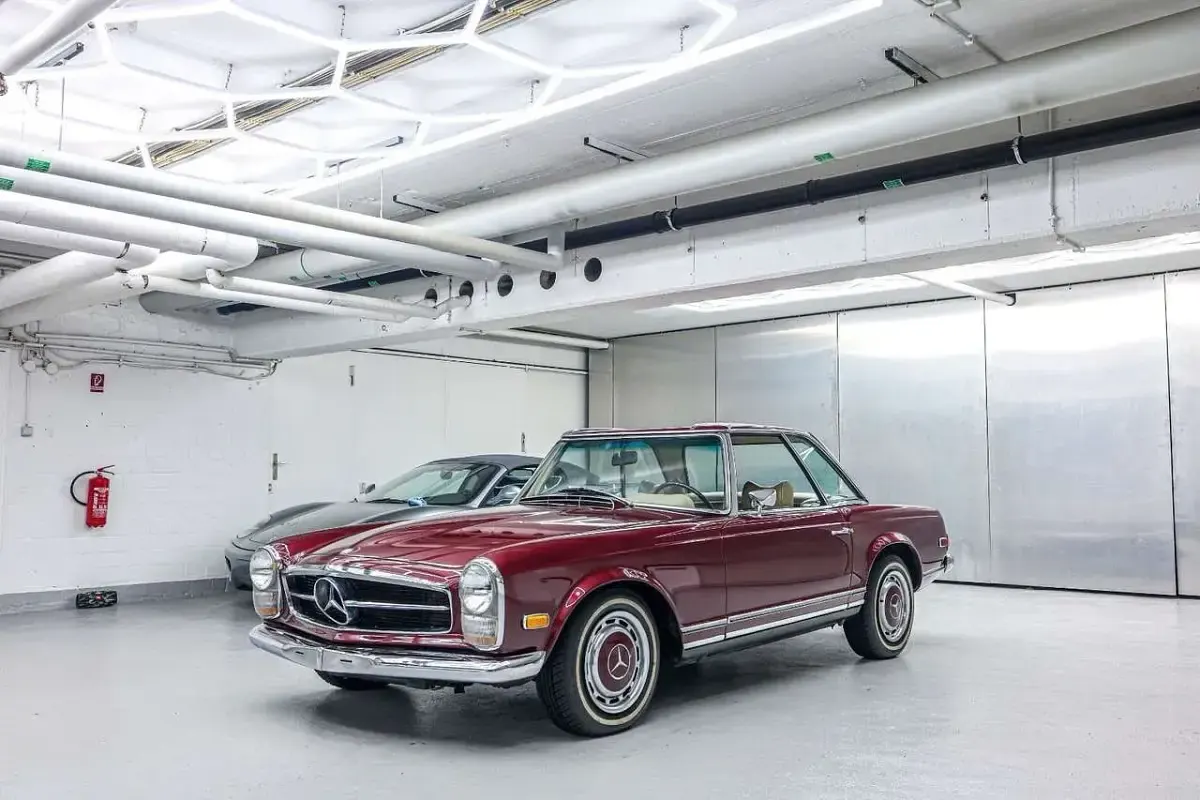 Gebraucht Mercedes W113 150 PS (110 kW) 1968 Burgund Cabrio