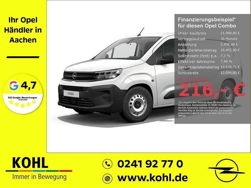 Neu Opel Combo Edition 102 PS (75 kW) 2025 Kaolin weiß Kombi