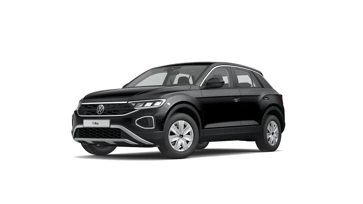 Gebraucht VW T-Roc Basis 110 PS (80 kW) 2022 Deep black perleffekt SUV