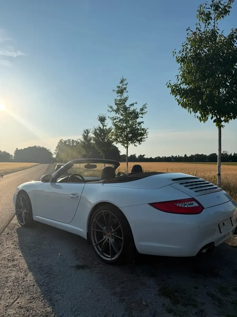 Gebraucht Porsche 911 Carrera Cabriolet 345 PS (253 kW) 2009 Weiß Cabrio