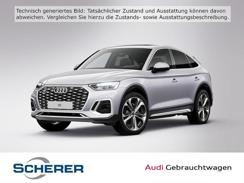 Florettsilber metallic (metallic) Gebraucht 2023 Audi Q5 Sportback S-Line SUV | 46.450 € (Guter Preis) - Bild 1/4