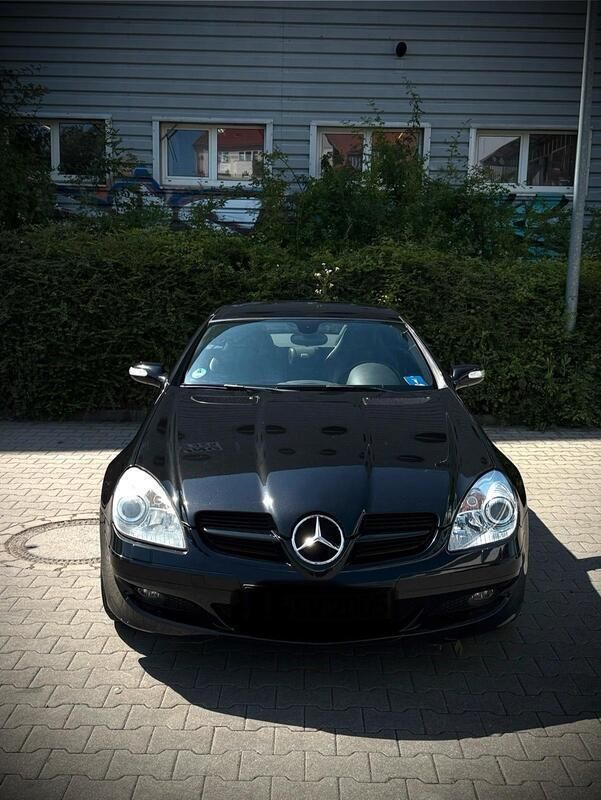 Schwarz Gebraucht 2007 Mercedes SLK200 Cabrio | 7.600 € (Fairer Preis) - Bild 1/4