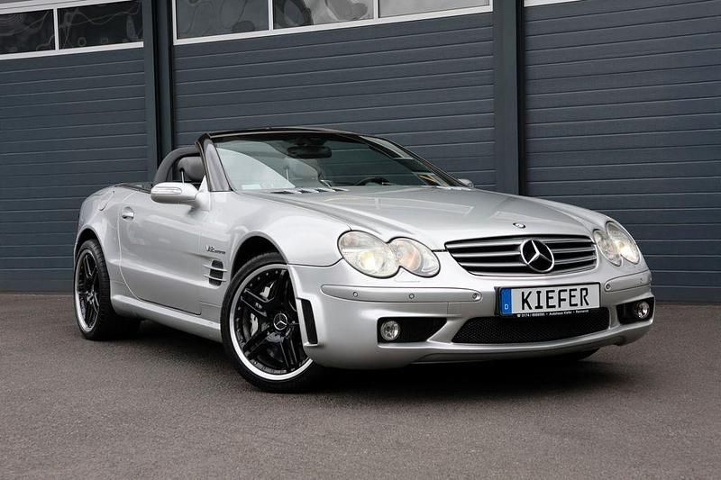 Silber Gebraucht 2005 Mercedes SL65 AMG AMG Cabrio | 57.777 € (Guter Preis) - Bild 1/4