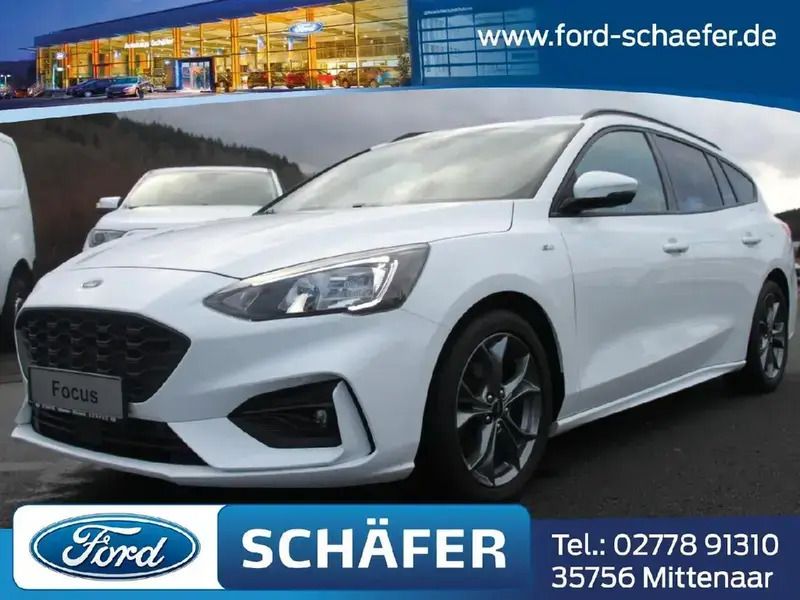 Frostweiß Gebraucht 2020 Ford Focus ST-Line Kombi | 19.990 € (Fairer Preis) - Bild 1/4
