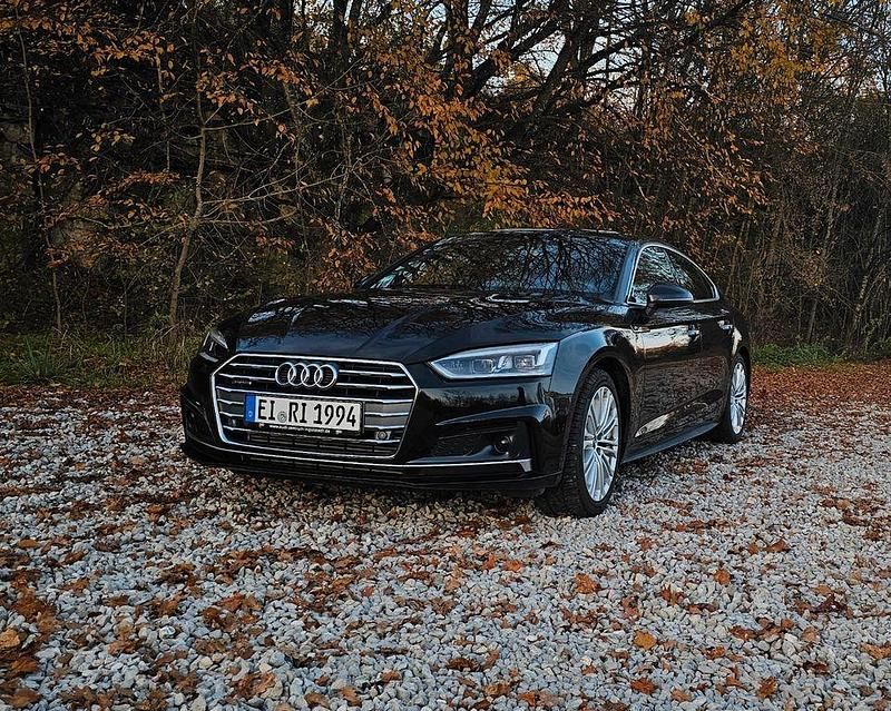 Schwarz Gebraucht 2018 Audi A5 Sportback Sport Kleinwagen | 19.200 € (Guter Preis) - Bild 1/4