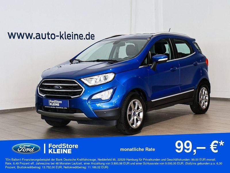 Gebraucht Ford Ecosport Titanium 125 PS (91 kW) 2019 Blau SUV