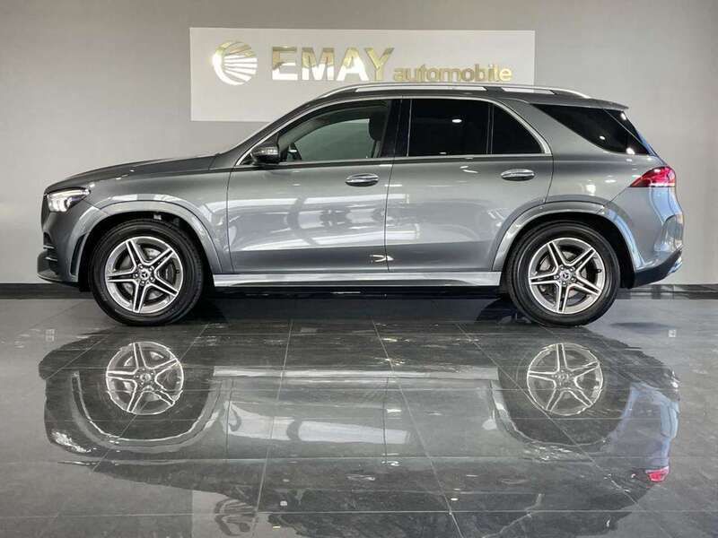 Grau (selenitgrau metalliclack) Gebraucht 2019 Mercedes GLE400 AMG line SUV | 77.498 € - Bild 1/3