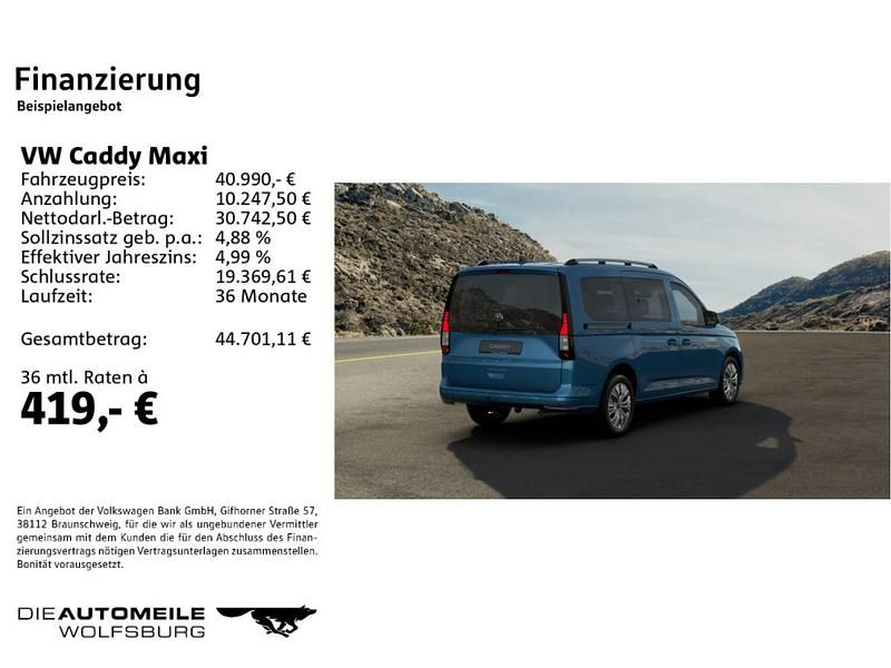 Second-hand VW Caddy Maxi 116 CP (85 kW) 2025 Monovolum