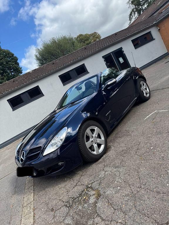 Blau Gebraucht 2005 Mercedes SLK200 Cabrio | 7.500 € (Guter Preis) - Bild 1/4
