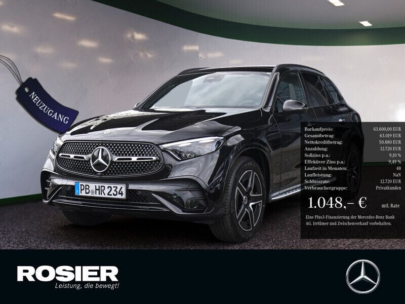 Schwarz Gebraucht 2025 Mercedes GLC220 AMG line SUV | 63.600 € (Guter Preis) - Bild 1/4