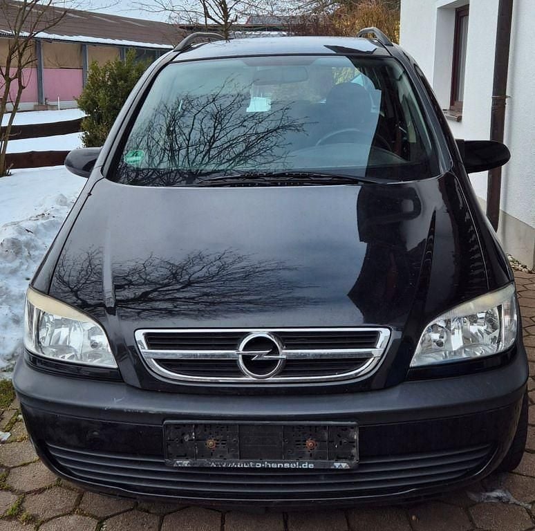 Schwarz Gebraucht 2004 Opel Zafira Njoy Van / Kleinbus | 700 € (Guter Preis) - Bild 1/4