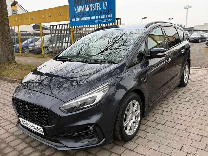 Blau Gebraucht 2021 Ford S-MAX ST-Line Van / Kleinbus | 17.549 € (Guter Preis) - Bild 1/4