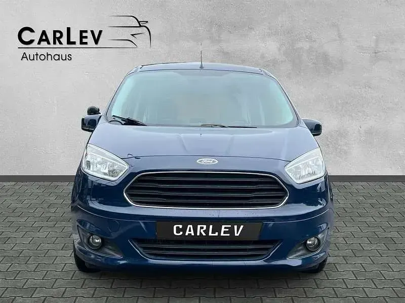Gebraucht Ford Tourneo Courier Trend 101 PS (74 kW) 2016 Blau Van / Kleinbus