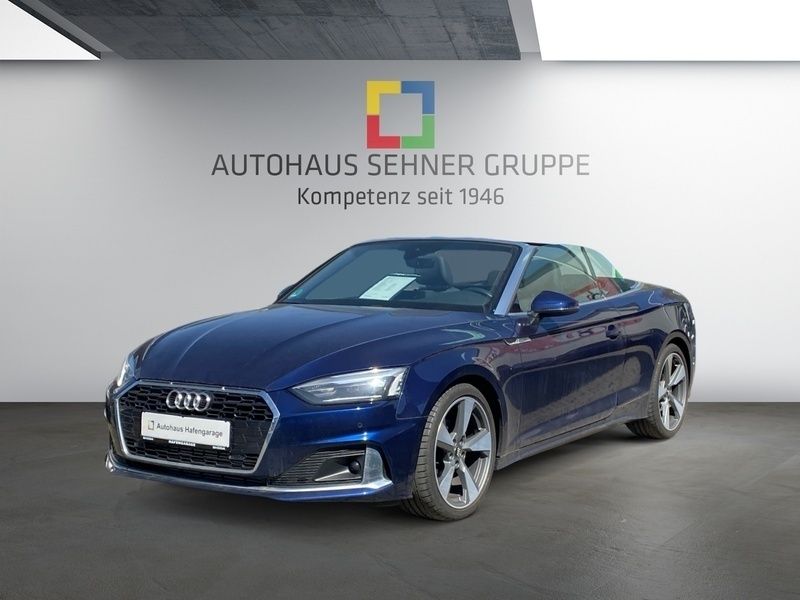 Blau Gebraucht 2020 Audi A5 Cabriolet Advanced Plus Cabrio | 33.970 € (Fairer Preis) - Bild 1/4