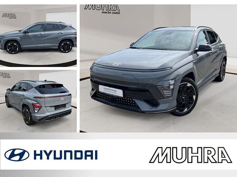 Shadow grey Neu 2024 Hyundai Kona N Line SUV | 33.799 € (Superpreis) - Bild 1/4