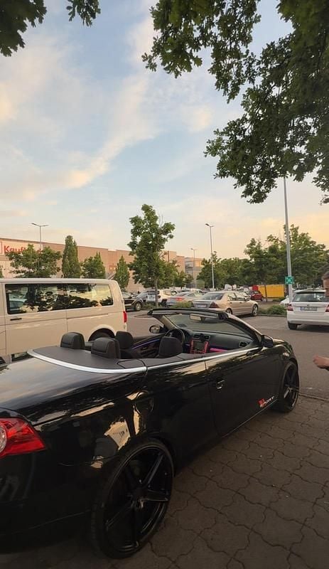 Schwarz Gebraucht 2008 VW Eos Cabrio | 3.000 € (Guter Preis) - Bild 1/4