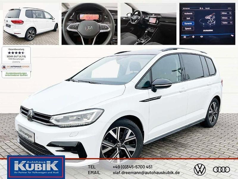 Pure white Gebraucht 2023 VW Touran Style Van / Kleinbus | 42.850 € (Etwas zu teuer) - Bild 1/4