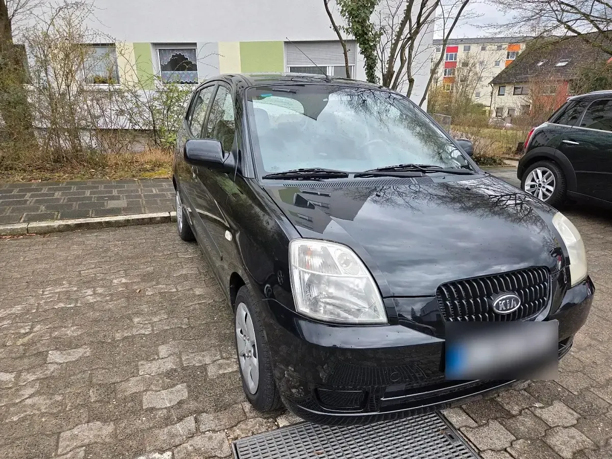 Gebraucht Kia Picanto 65 PS (47 kW) 2007 Schwarz Kleinwagen