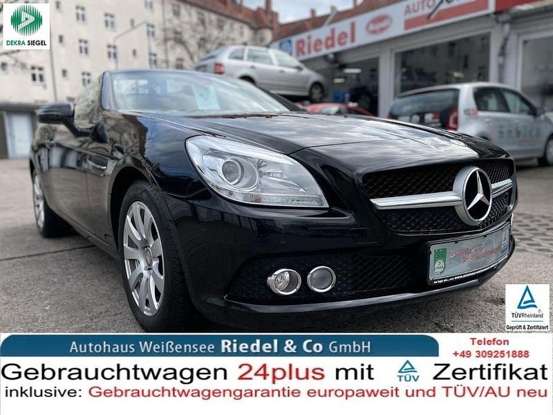 Schwarz Gebraucht 2012 Mercedes SLK200 Cabrio | 17.990 € (Fairer Preis) - Bild 1/4