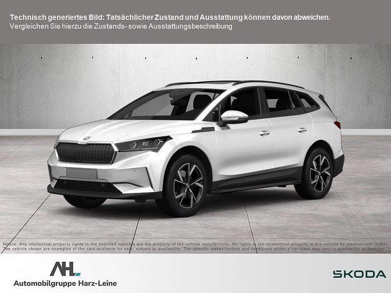 Weiß Gebraucht 2021 Skoda Enyaq iV First Edition SUV | 30.979 € (Fairer Preis) - Bild 1/4