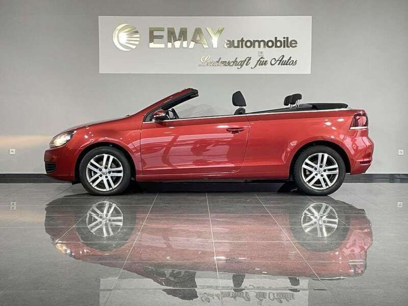 Gebraucht VW Golf Cabriolet 122 PS (89 kW) 2012 Sunset red metallic Cabrio