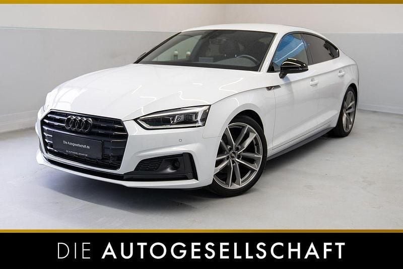 Gebraucht Audi A5 Sportback S-Line 190 PS (139 kW) 2018 Gletscherweiß metallic Kleinwagen