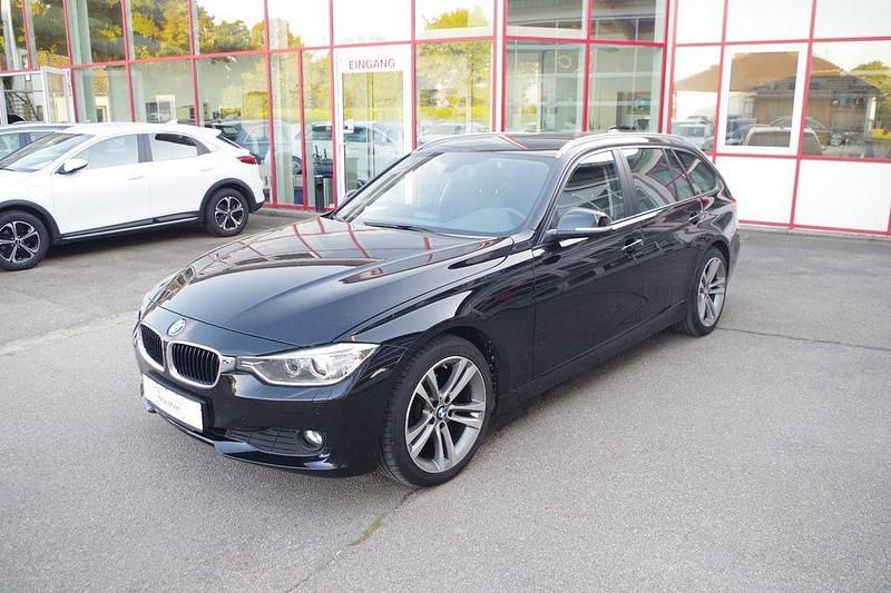 Schwarz ii Gebraucht 2015 BMW 318 Sport Line Kombi | 8.990 € (Superpreis) - Bild 1/4