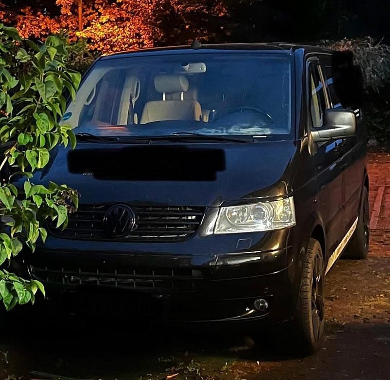 Usata VW T5 Highline 2006 Nero Furgone