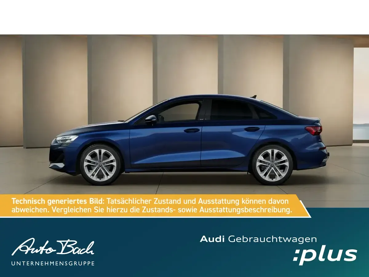 Gebraucht Audi A3 Advanced Plus 150 PS (110 kW) 2025 Navarrablau metallic Limousine