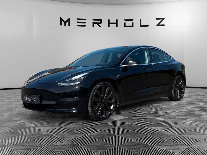 Schwarz Gebraucht 2020 Tesla Model 3 Long Range Limousine | 24.890 € (Fairer Preis) - Bild 1/4