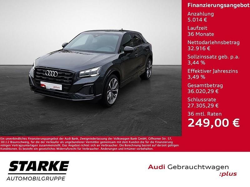 Grau (manhattangrau metallic) Gebraucht 2025 Audi Q2 Advanced SUV | 37.930 € (Teuer) - Bild 1/3