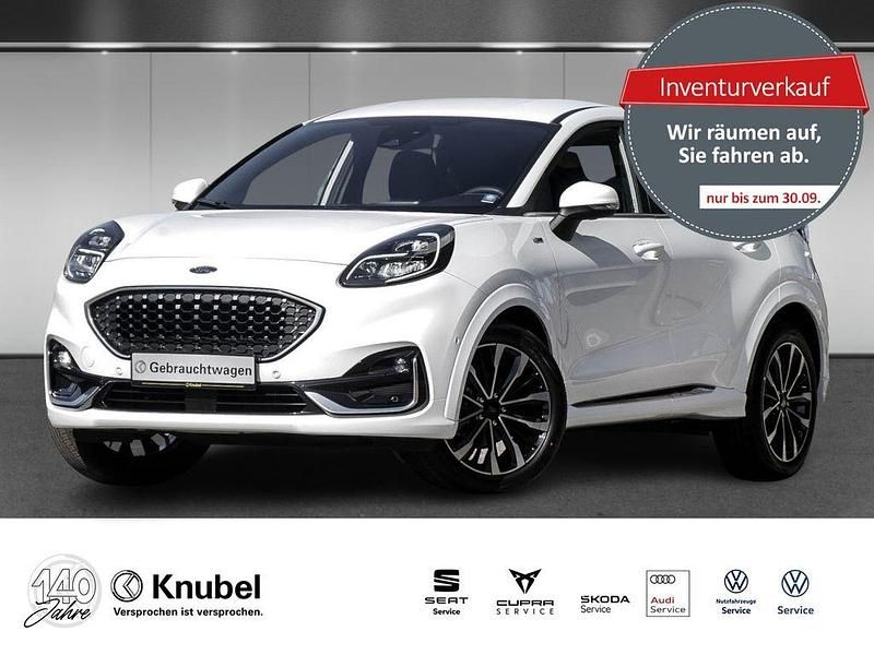 Weiss Gebraucht 2021 Ford Puma ST-Line SUV | 19.590 € (Guter Preis) - Bild 1/4
