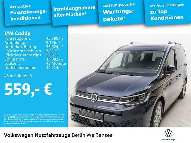 Gebraucht VW Caddy Goal 116 PS (85 kW) 2024 Blau Van / Kleinbus