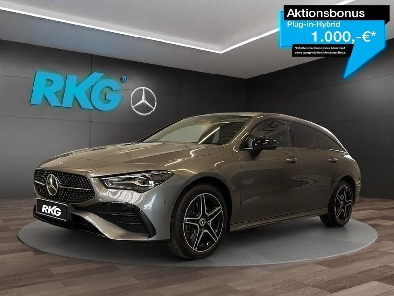 Grau Gebraucht 2024 Mercedes CLA250e Shooting Brake AMG Kombi | 35.450 € (Etwas zu teuer) - Bild 1/4