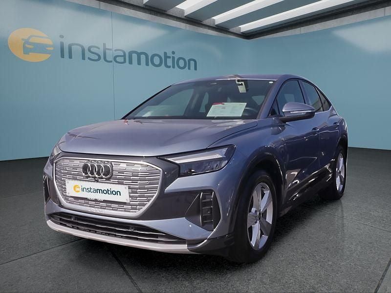 Blau Gebraucht 2022 Audi Q4 Sportback e-tron SUV | 31.599 € (Guter Preis) - Bild 1/4