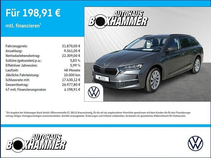 Grau Neu 2025 Skoda Octavia Selection Kombi | 31.870 € (Guter Preis) - Bild 1/4